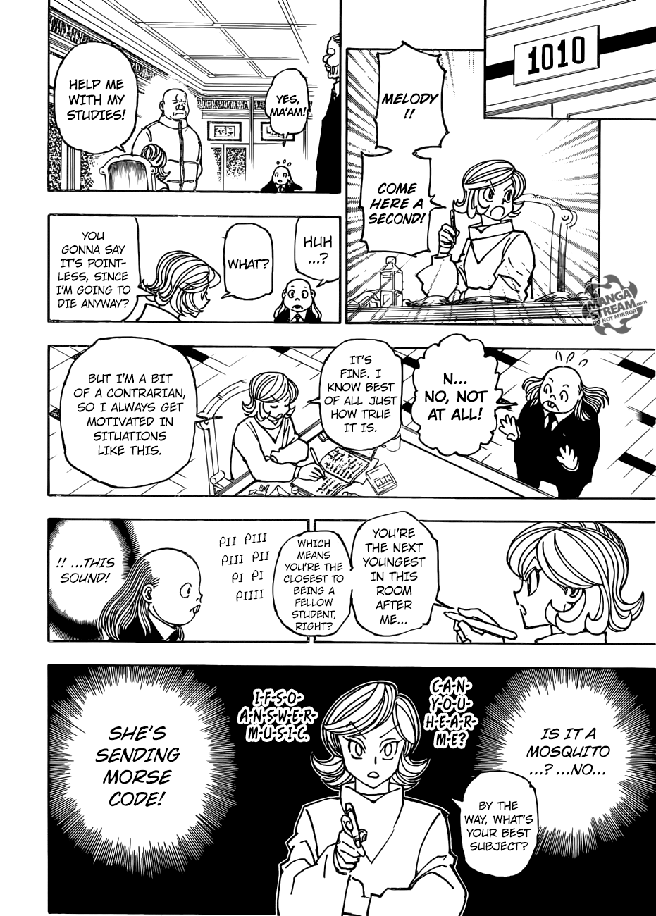 Hunter x Hunter Manga Chapter 376 page 10 - Determination
