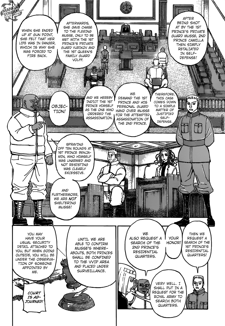 Hunter x Hunter Manga Chapter 376 page 2 - Determination