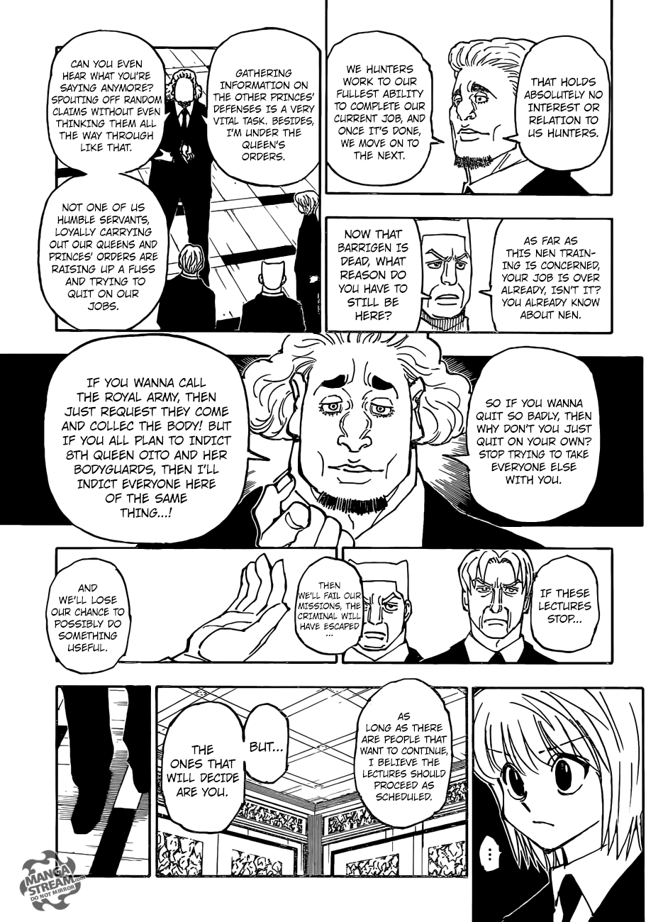 Hunter x Hunter Manga Chapter 376 page 7 - Determination