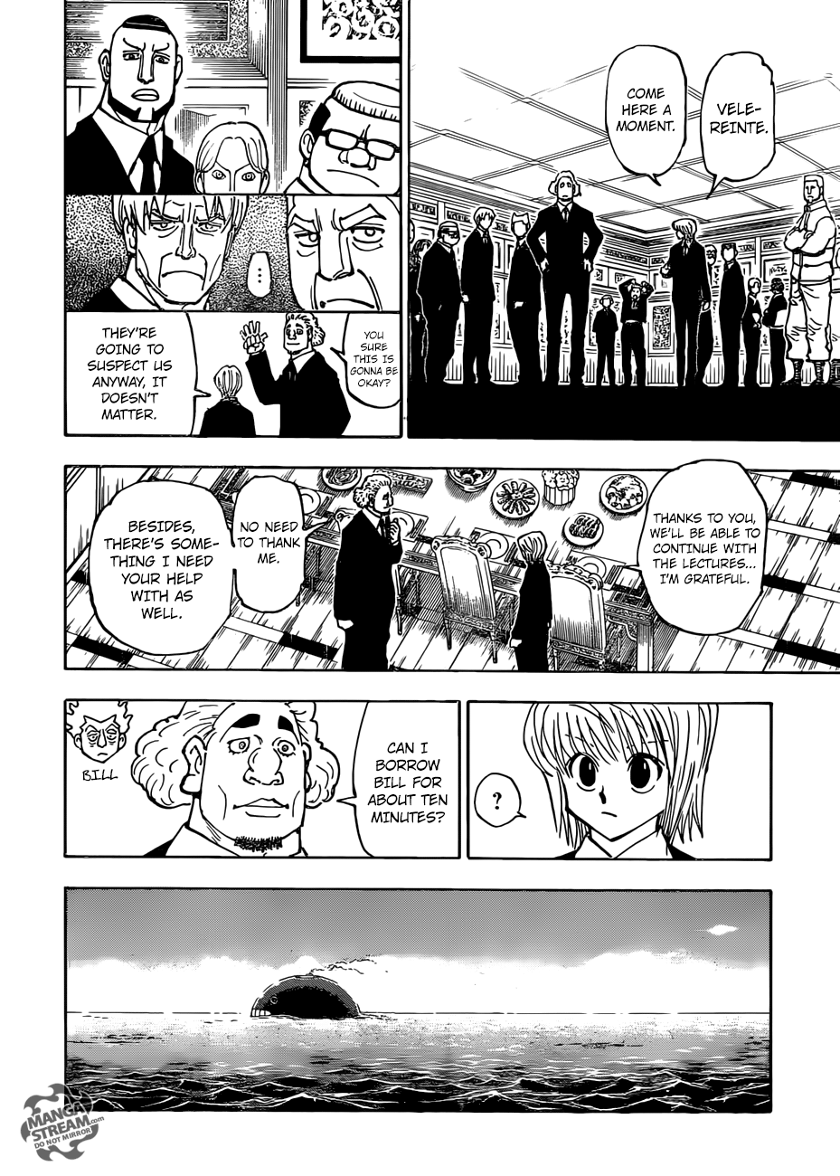 Hunter x Hunter Manga Chapter 376 page 8 - Determination
