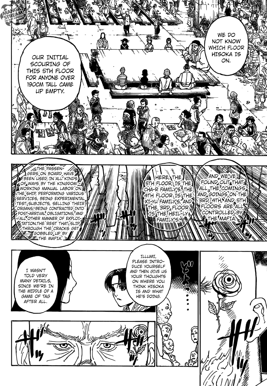 Hunter x Hunter Manga Chapter 377 page 7 - Scheme