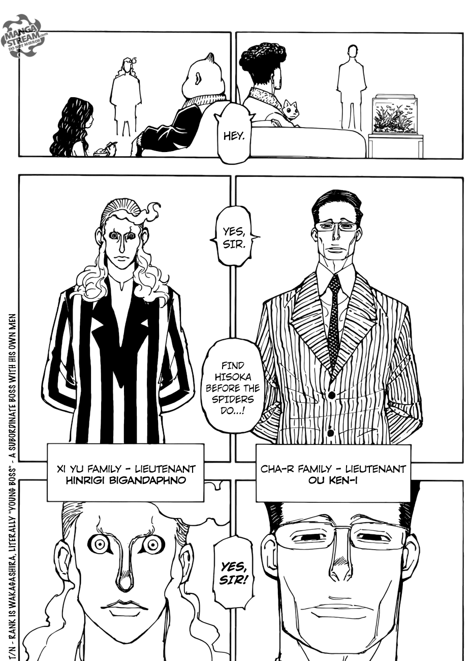 Hunter x Hunter Manga Chapter 378 page 4 - Balance