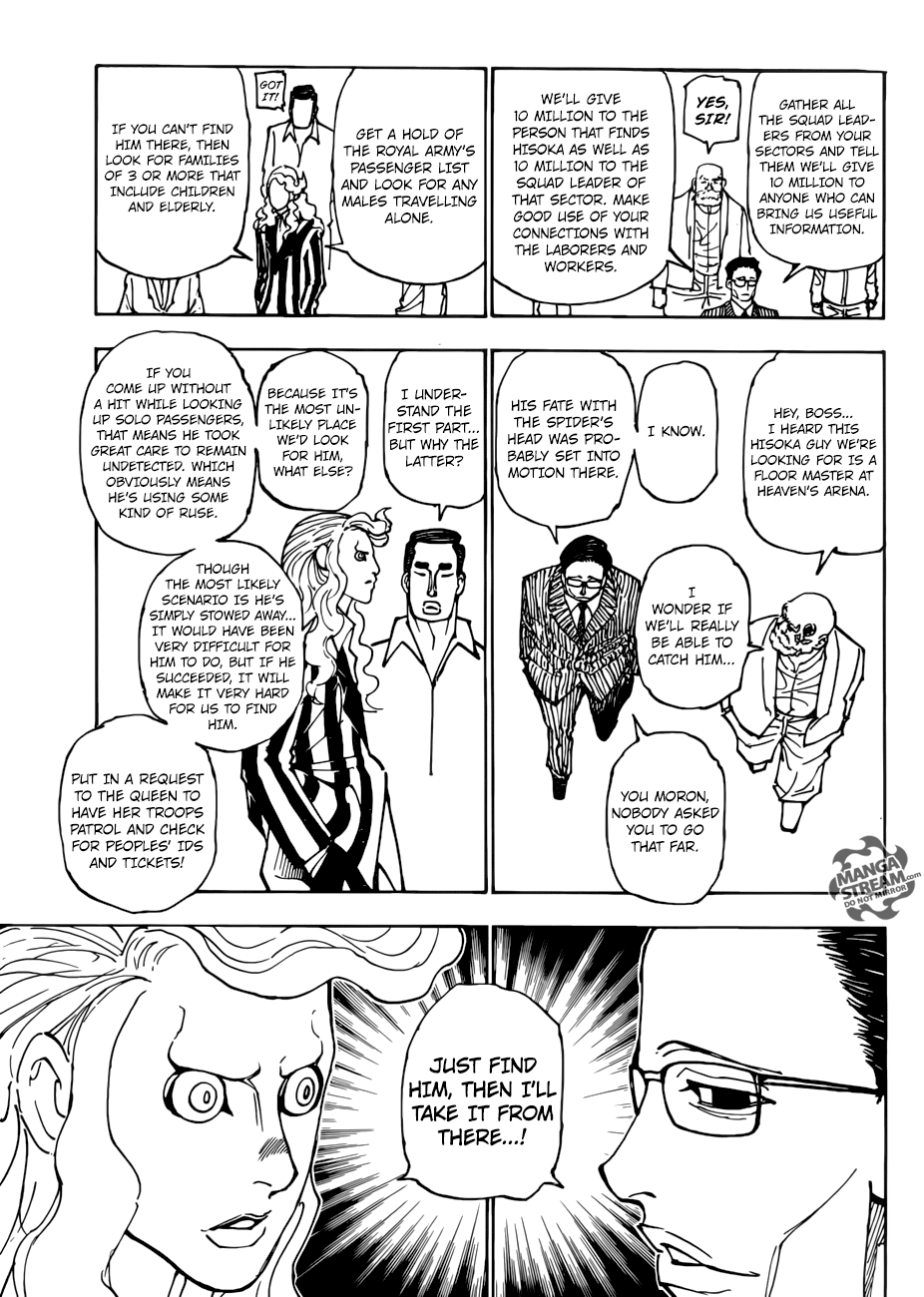 Hunter x Hunter Manga Chapter 378 page 5 - Balance