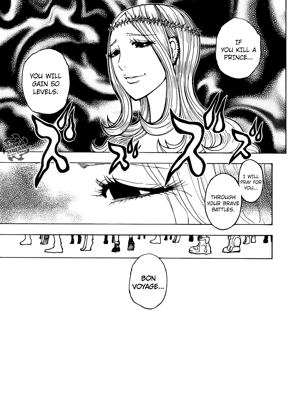 Hunter x Hunter Manga Chapter 378 page 9 - Balance