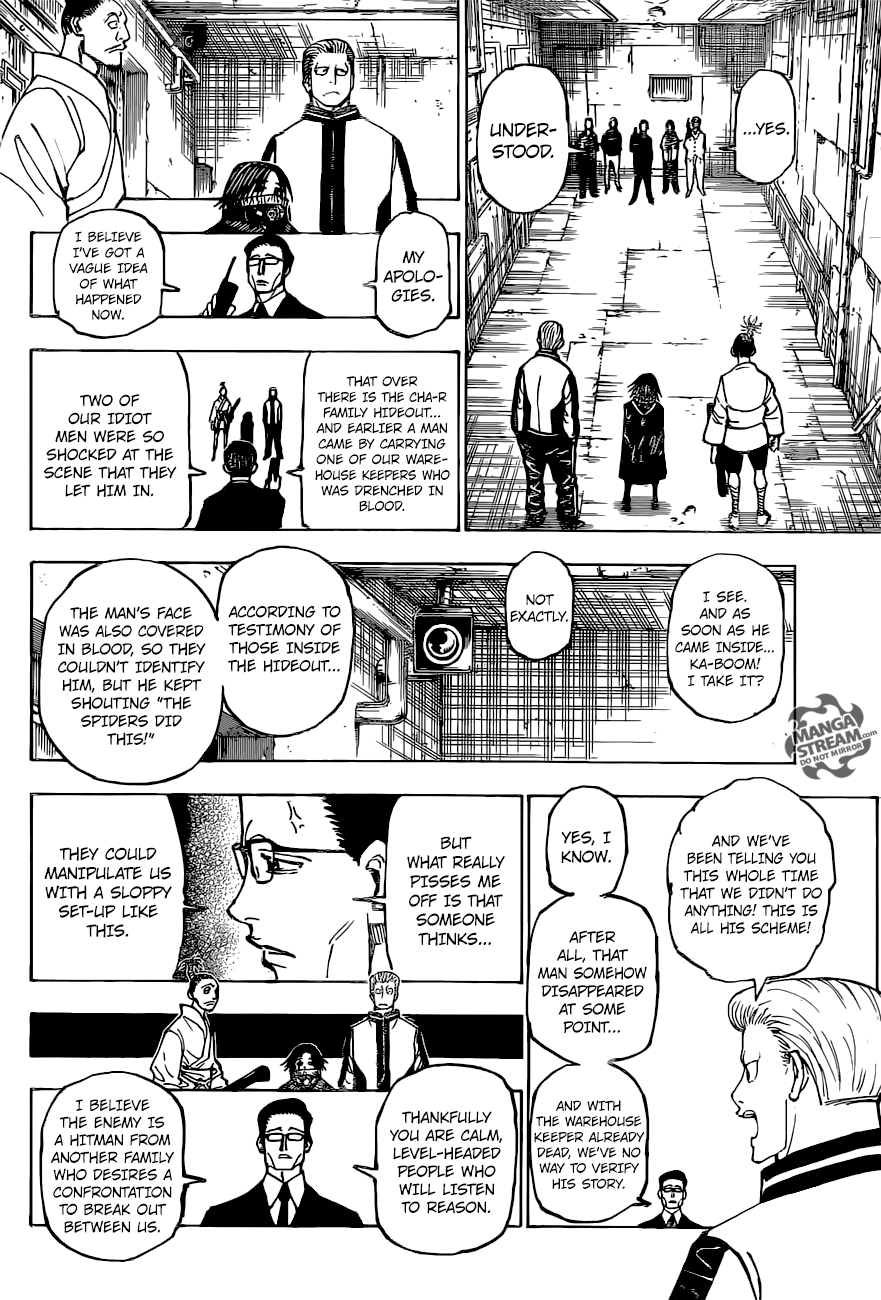 Hunter x Hunter Manga Chapter 379 page 18 - Collaboration