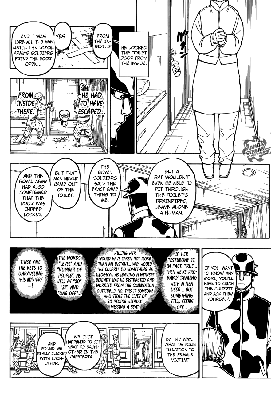 Hunter x Hunter Manga Chapter 379 page 4 - Collaboration