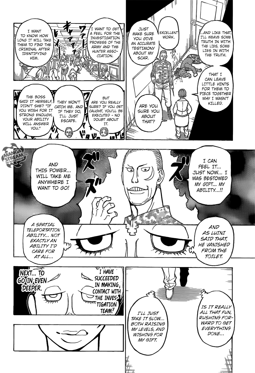 Hunter x Hunter Manga Chapter 379 page 6 - Collaboration