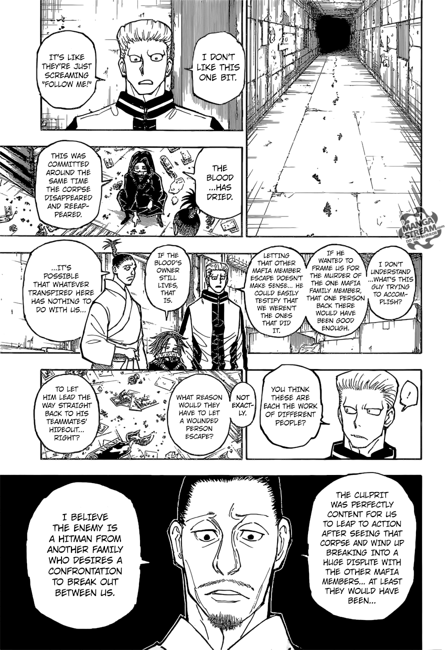 Hunter x Hunter Manga Chapter 379 page 9 - Collaboration