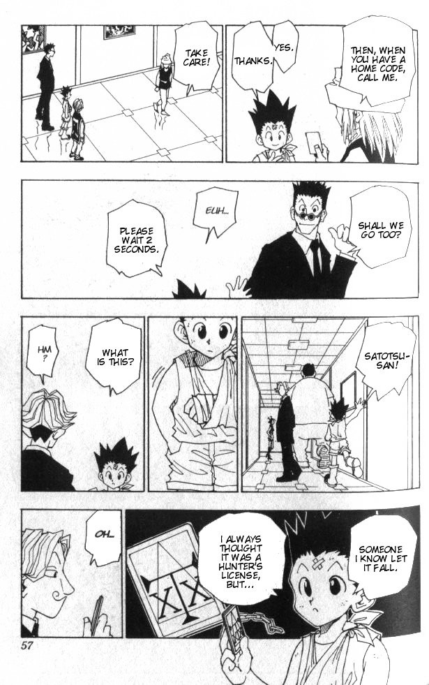 Hunter x Hunter Manga Chapter 38 page 12 - Ging Freecss