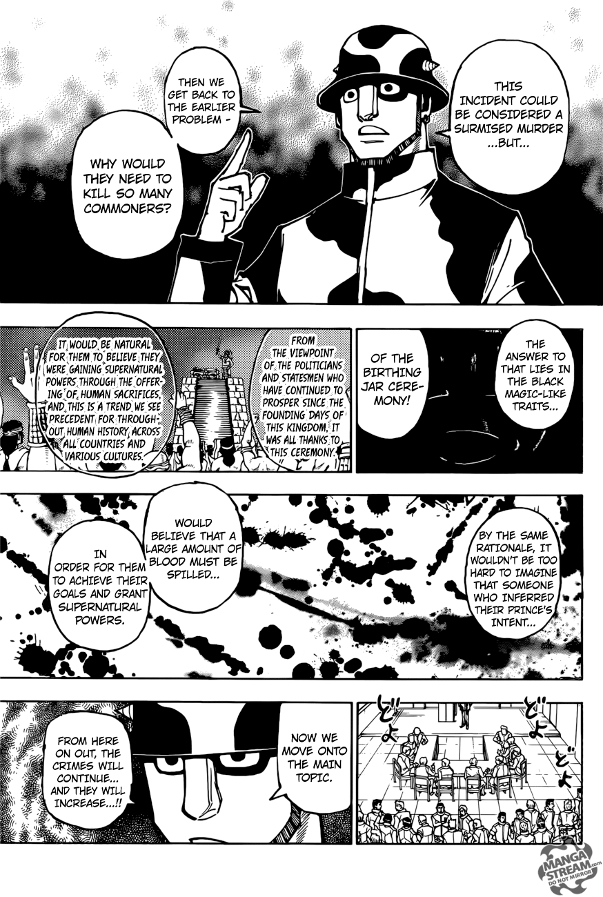 Hunter x Hunter Manga Chapter 380 page 3 - Alarm