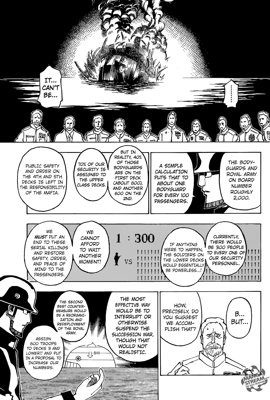Hunter x Hunter Manga Chapter 380 page 5 - Alarm