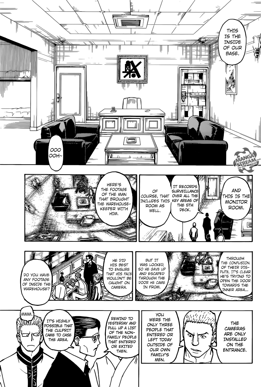 Hunter x Hunter Manga Chapter 380 page 7 - Alarm