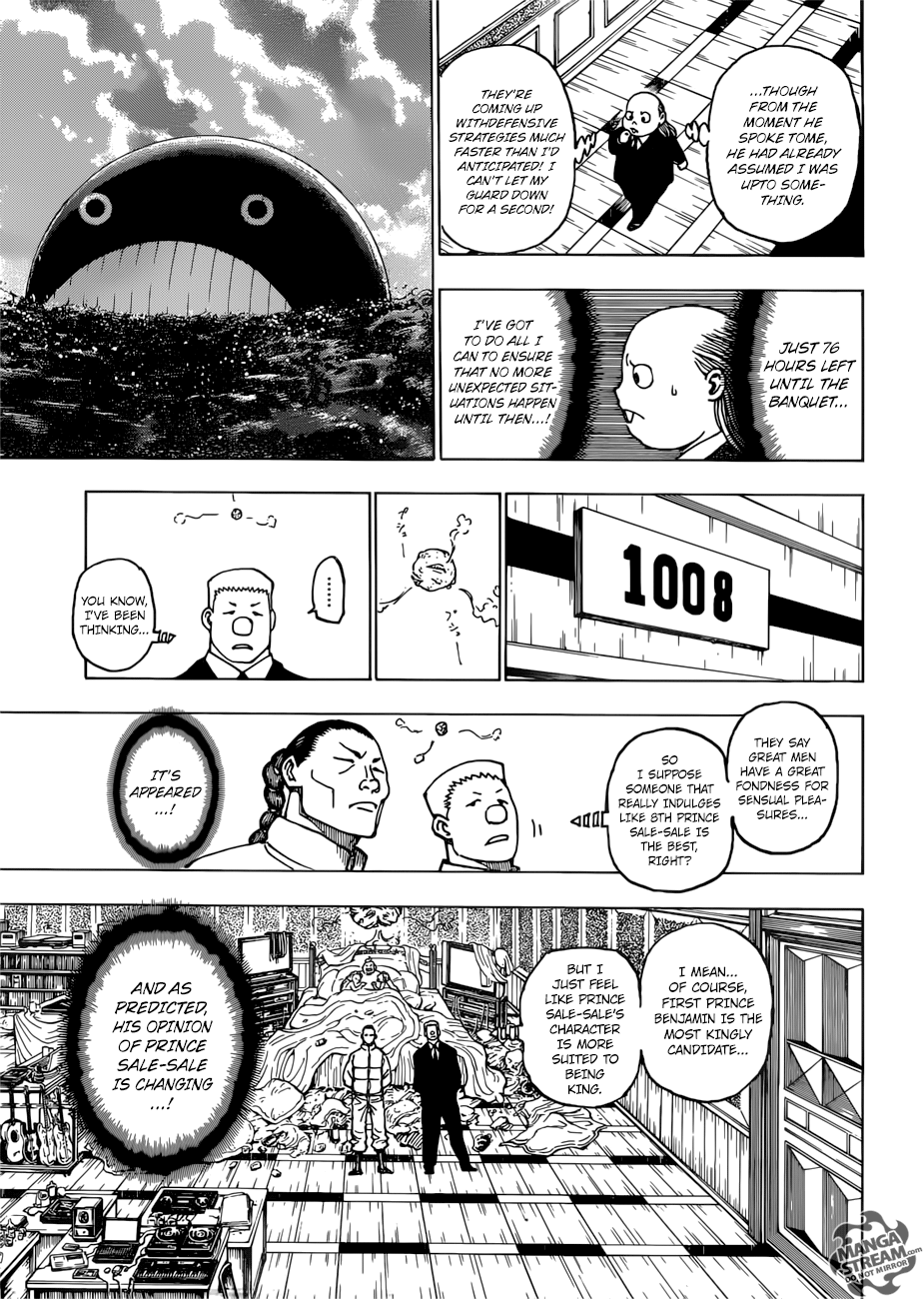 Hunter x Hunter Manga Chapter 381 page 11 - Predation