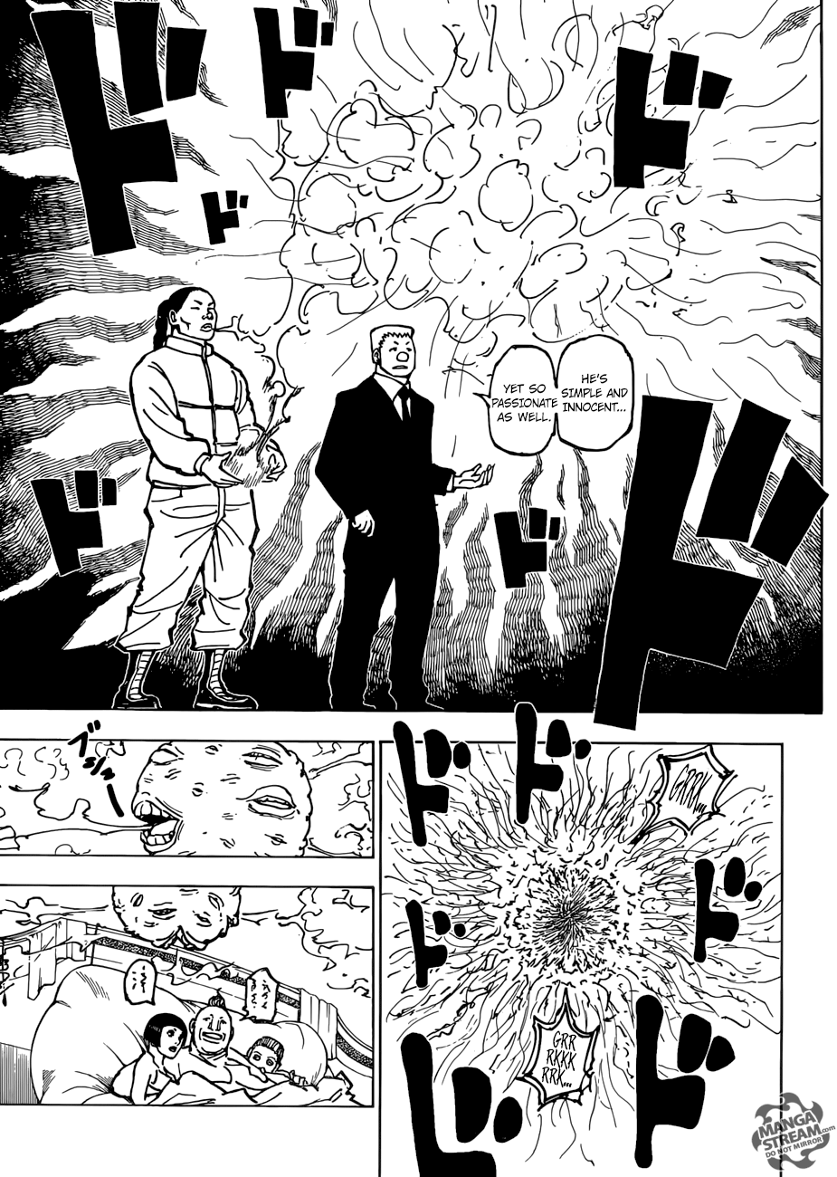 Hunter x Hunter Manga Chapter 381 page 13 - Predation