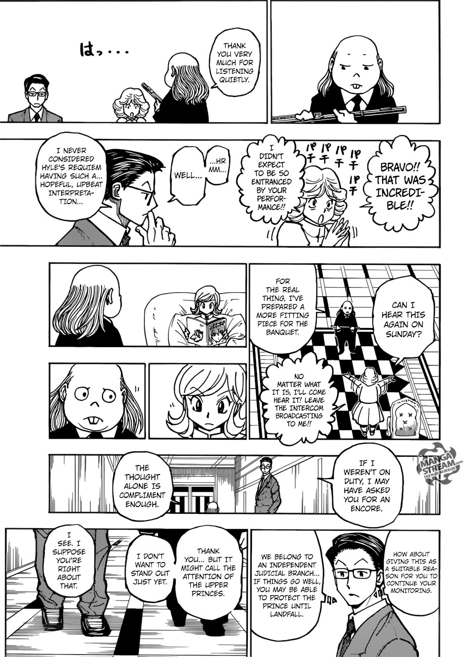 Hunter x Hunter Manga Chapter 381 page 9 - Predation