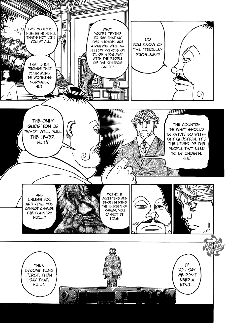 Hunter x Hunter Manga Chapter 382 page 10 - Awakening