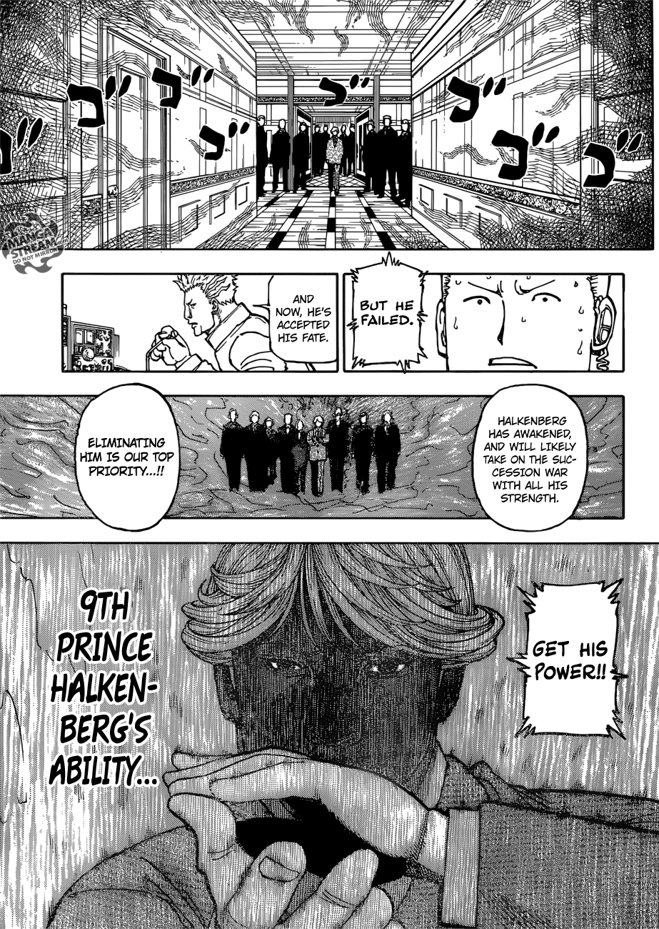 Hunter x Hunter Manga Chapter 382 page 12 - Awakening
