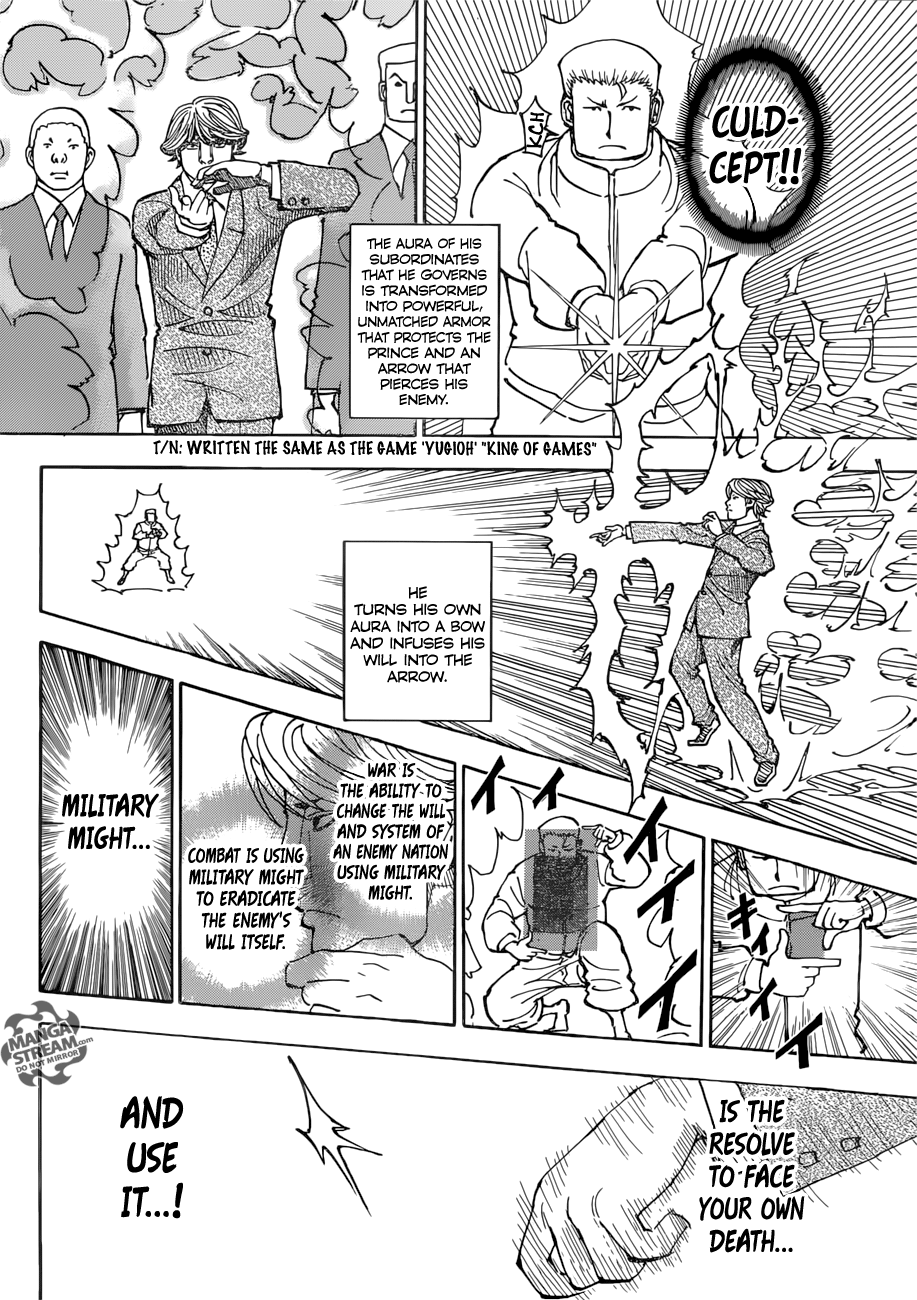 Hunter x Hunter Manga Chapter 382 page 13 - Awakening