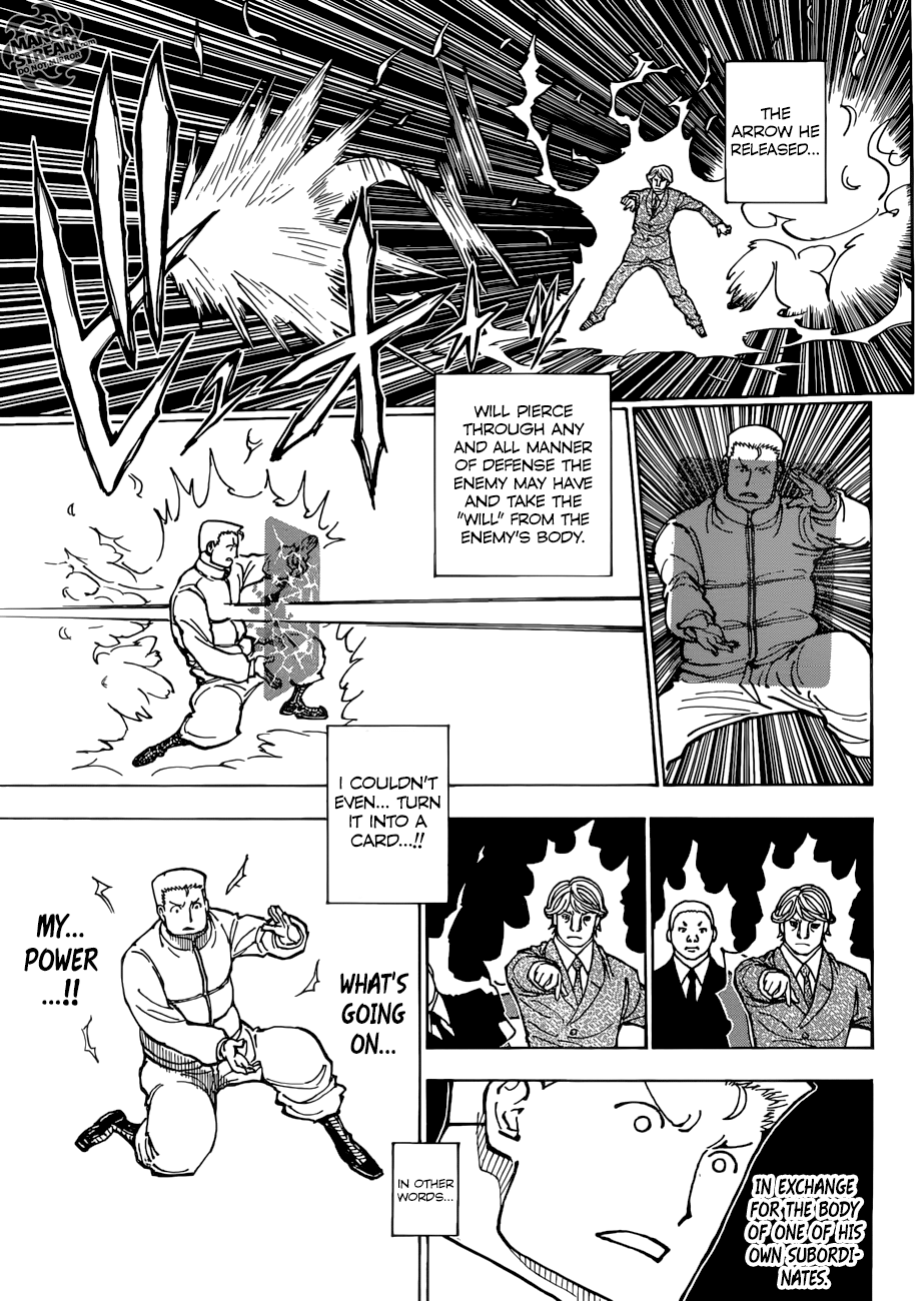 Hunter x Hunter Manga Chapter 382 page 14 - Awakening