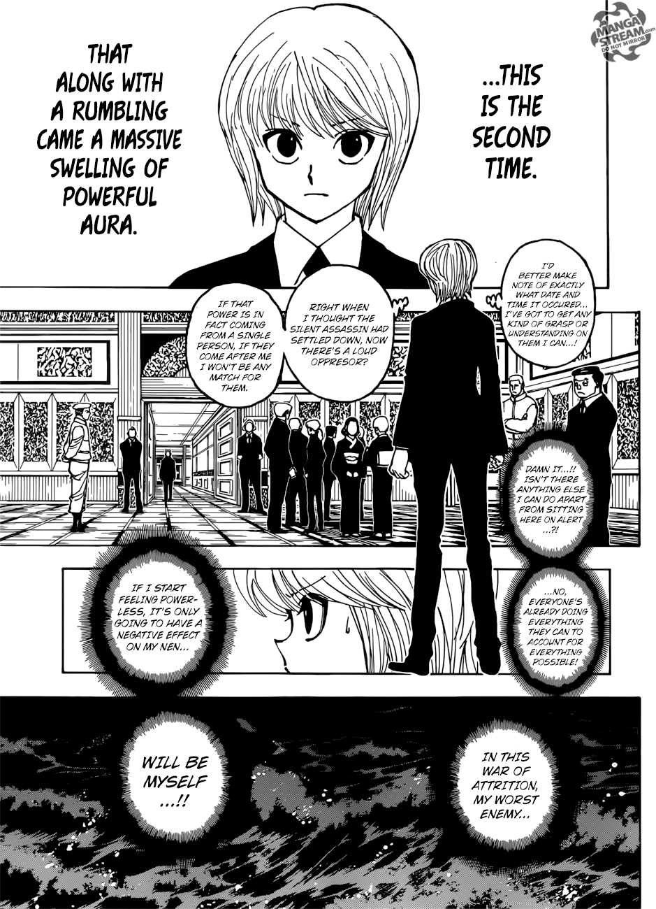 Hunter x Hunter Manga Chapter 382 page 16 - Awakening