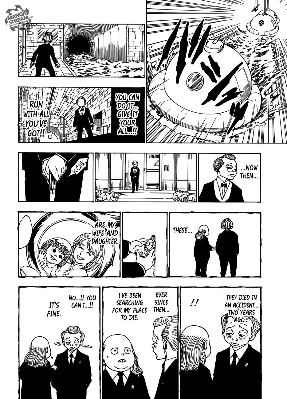 Hunter x Hunter Manga Chapter 383 page 11 - Escape