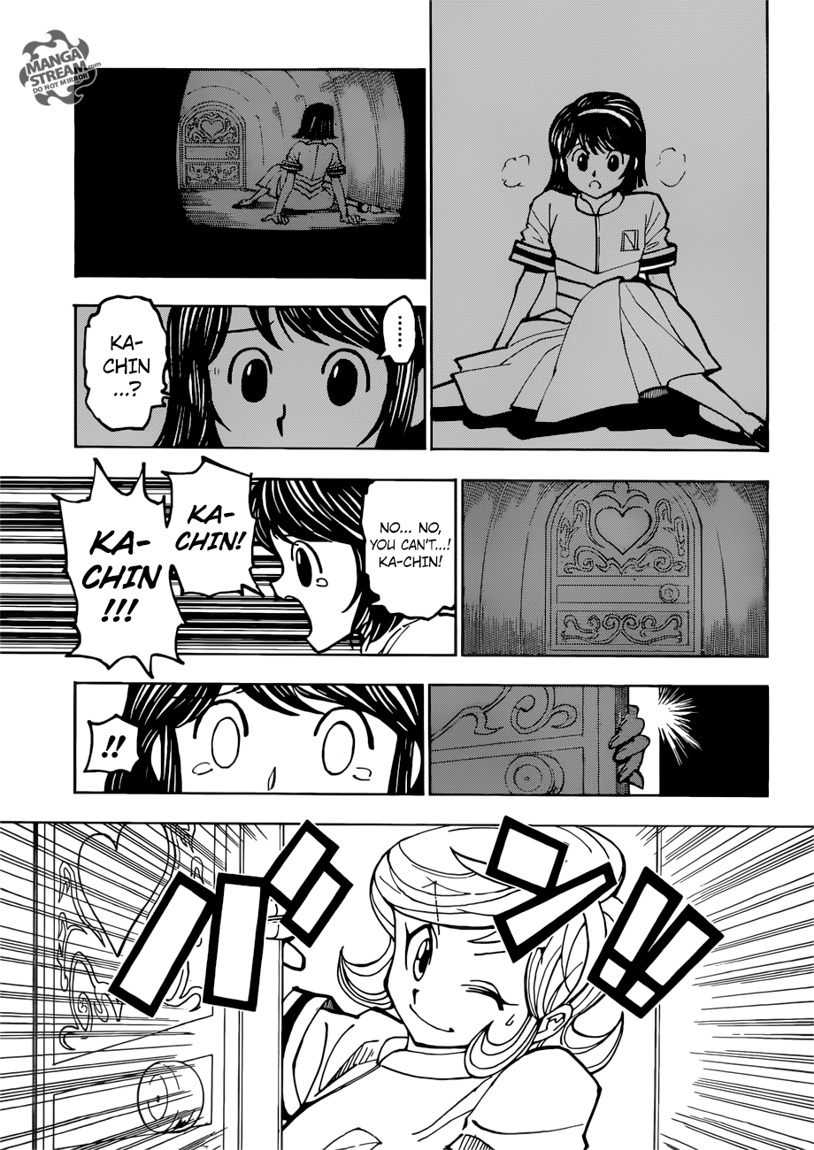 Hunter x Hunter Manga Chapter 383 page 16 - Escape