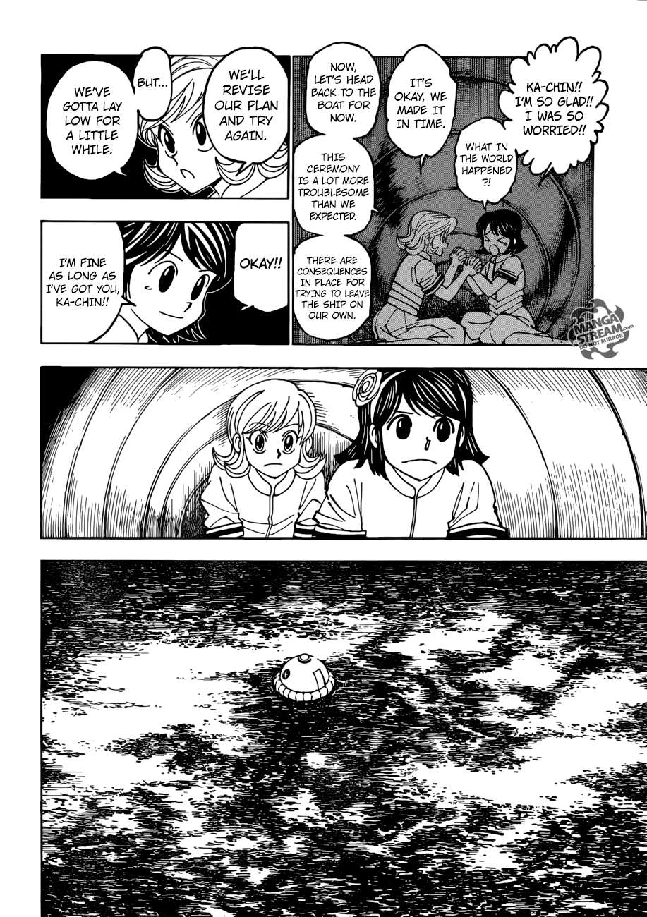 Hunter x Hunter Manga Chapter 383 page 17 - Escape