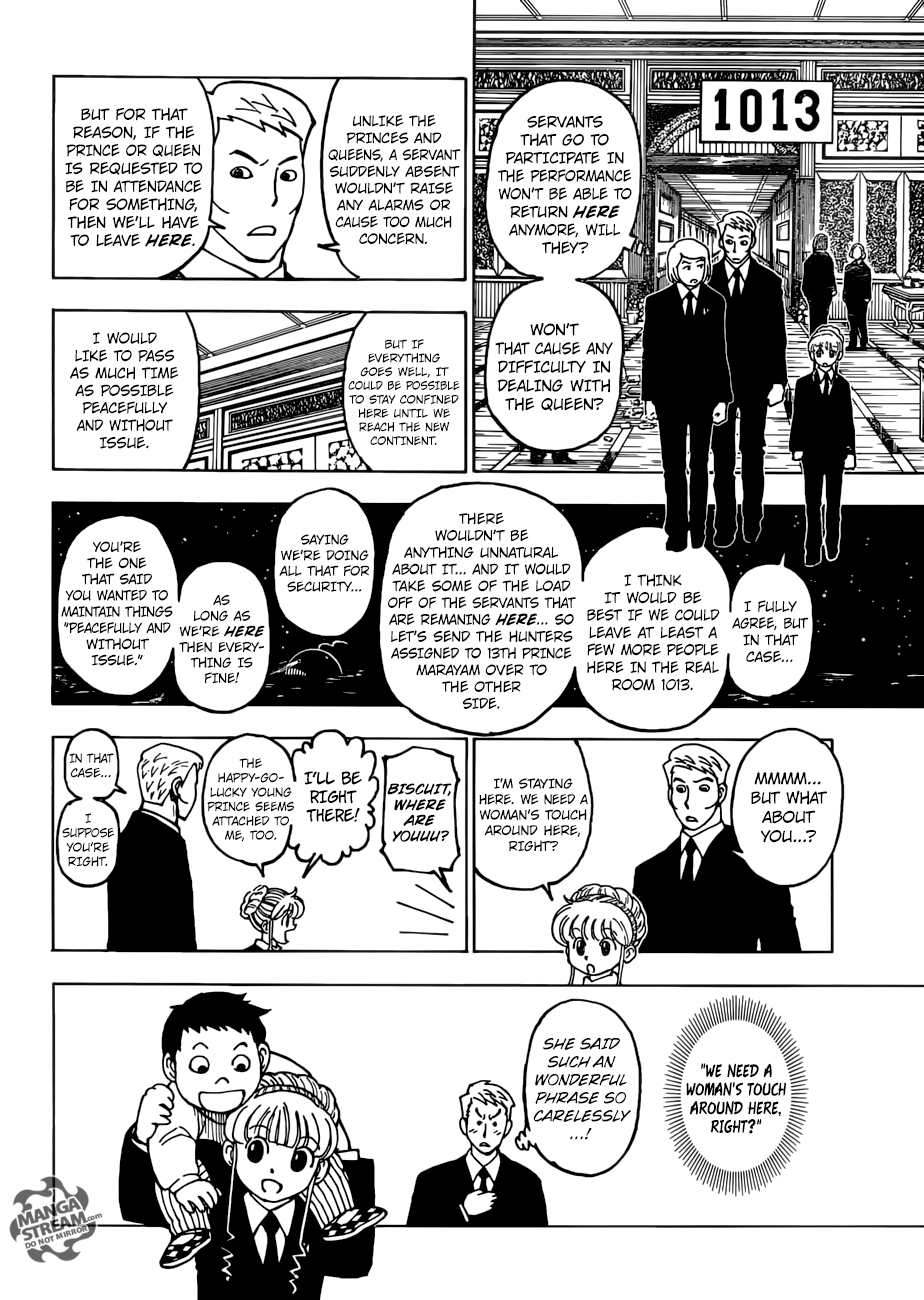 Hunter x Hunter Manga Chapter 383 page 4 - Escape