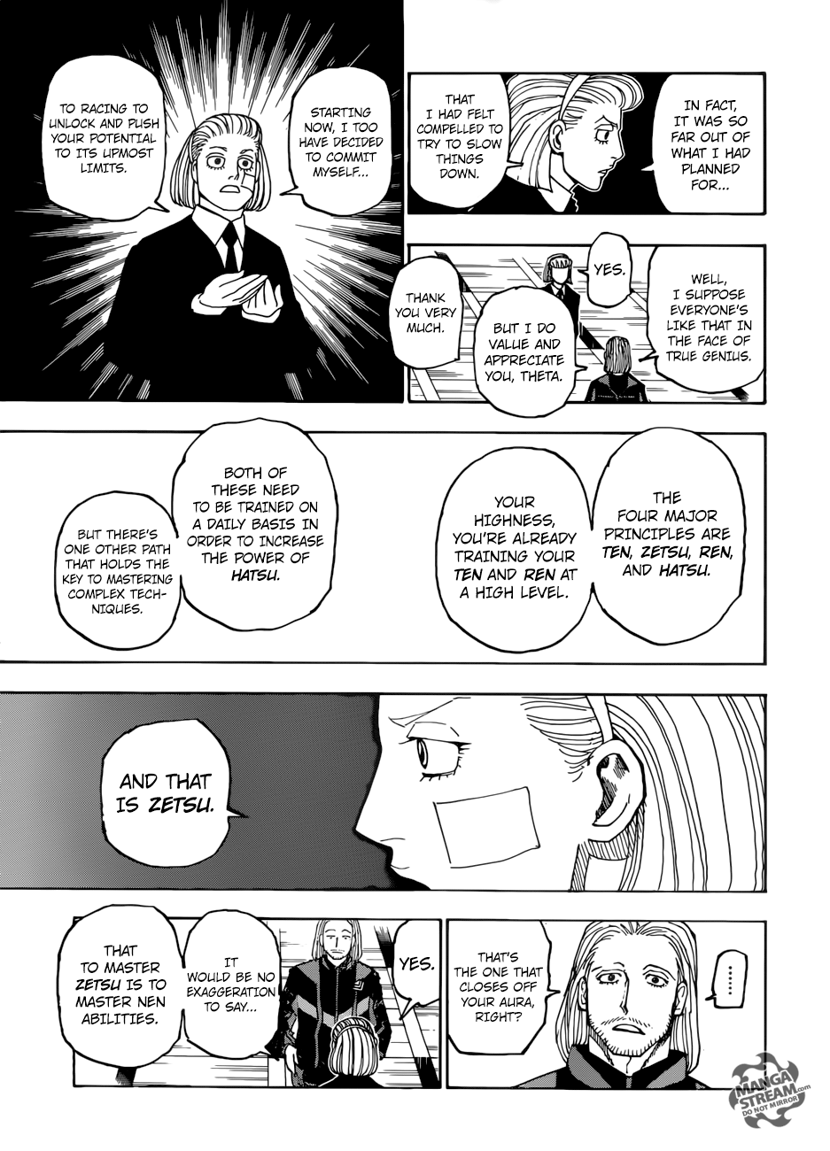 Hunter x Hunter Manga Chapter 384 page 14 - War
