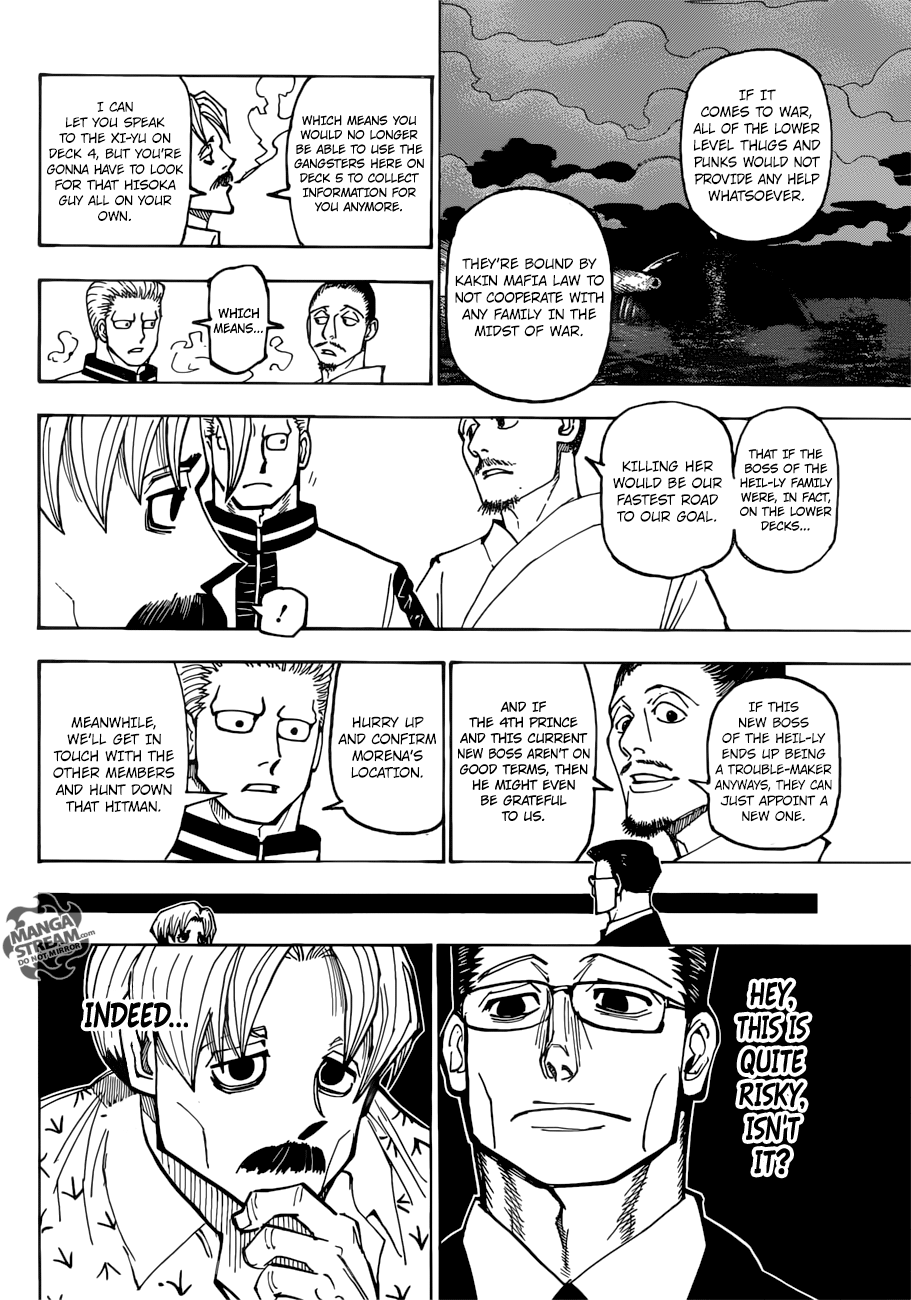 Hunter x Hunter Manga Chapter 384 page 6 - War