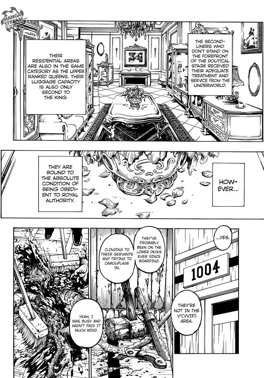Hunter x Hunter Manga Chapter 384 page 8 - War