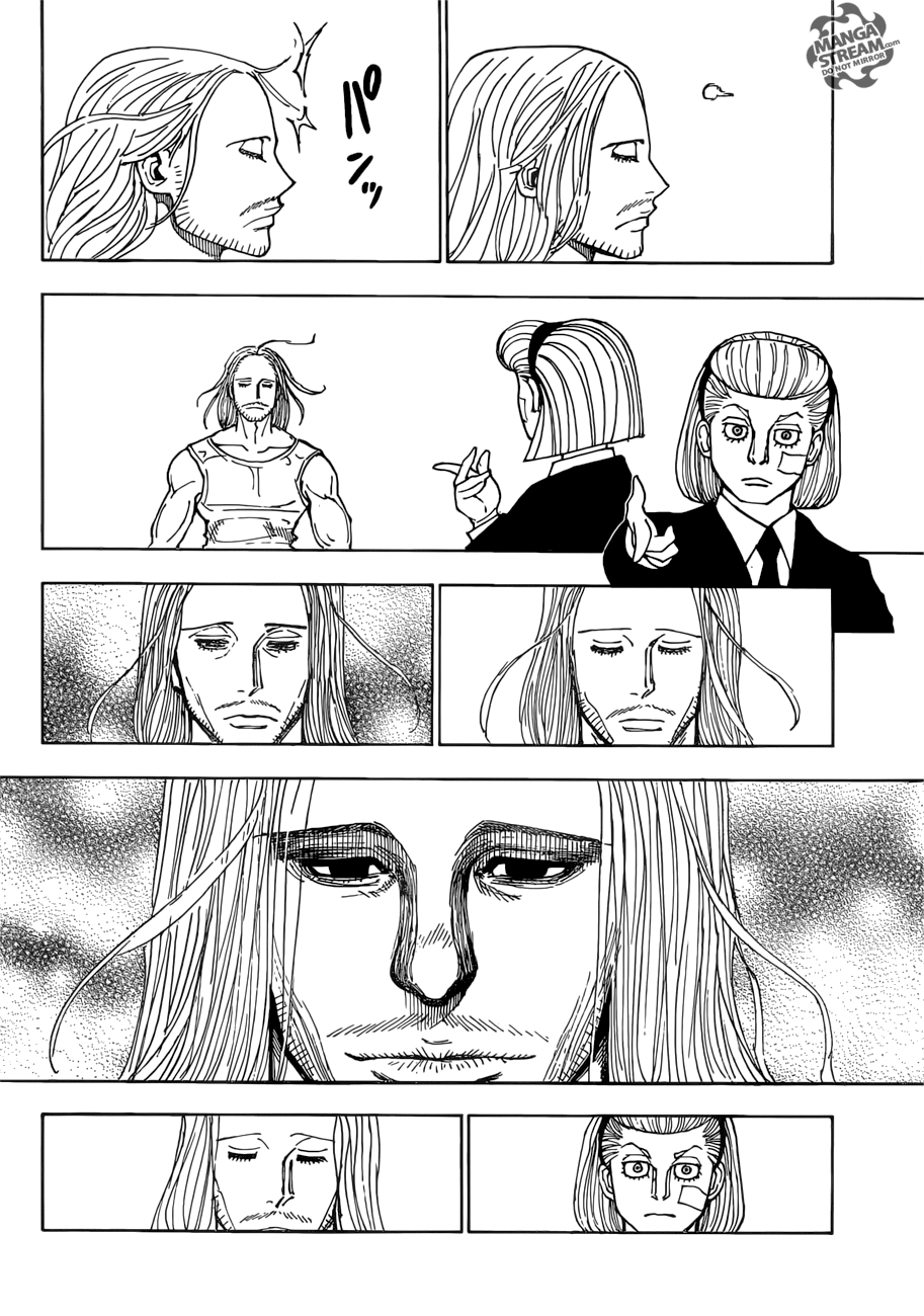 Hunter x Hunter Manga Chapter 385 page 6 - Warning