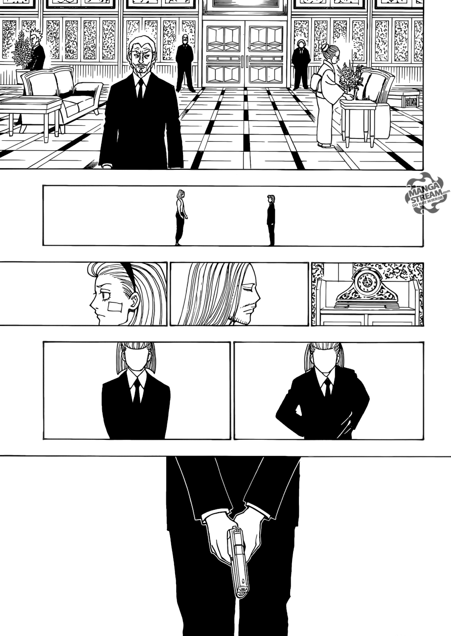Hunter x Hunter Manga Chapter 385 page 7 - Warning