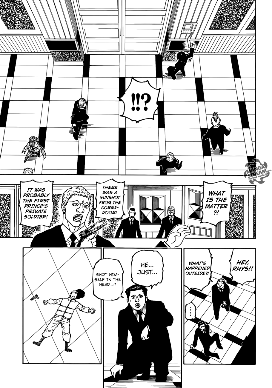 Hunter x Hunter Manga Chapter 386 page 11 - Hypothesis