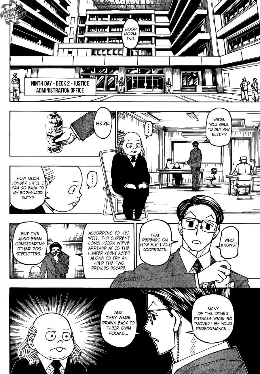 Hunter x Hunter Manga Chapter 386 page 2 - Hypothesis