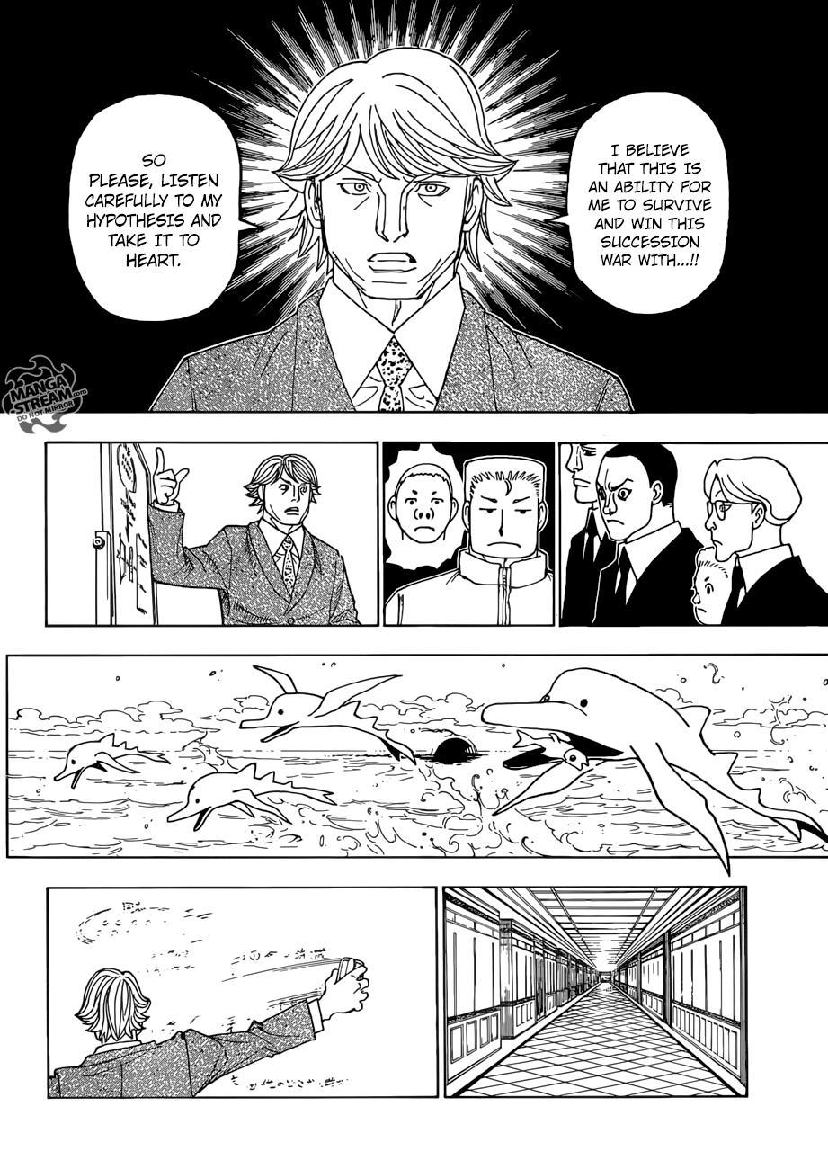 Hunter x Hunter Manga Chapter 386 page 6 - Hypothesis