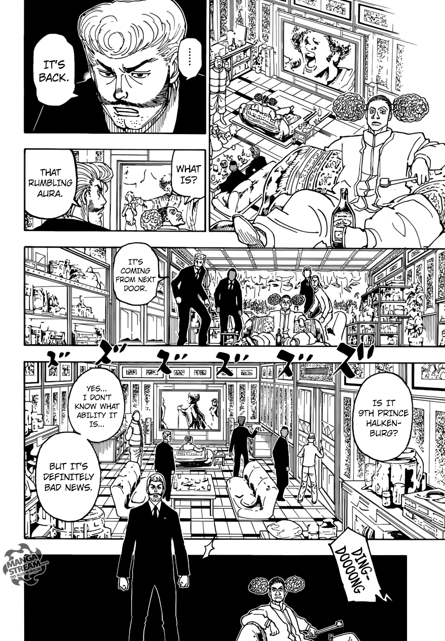 Hunter x Hunter Manga Chapter 386 page 8 - Hypothesis