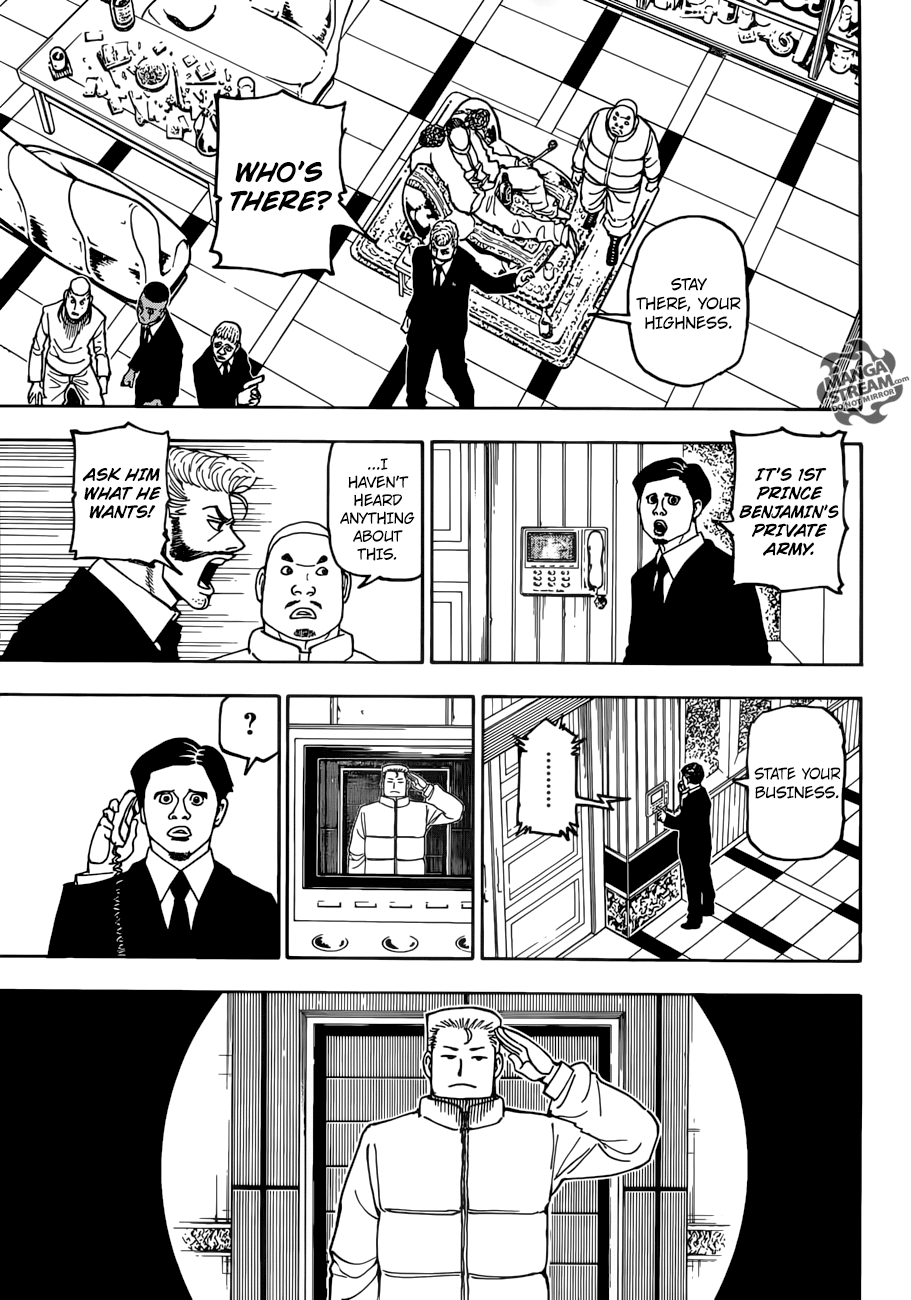 Hunter x Hunter Manga Chapter 386 page 9 - Hypothesis