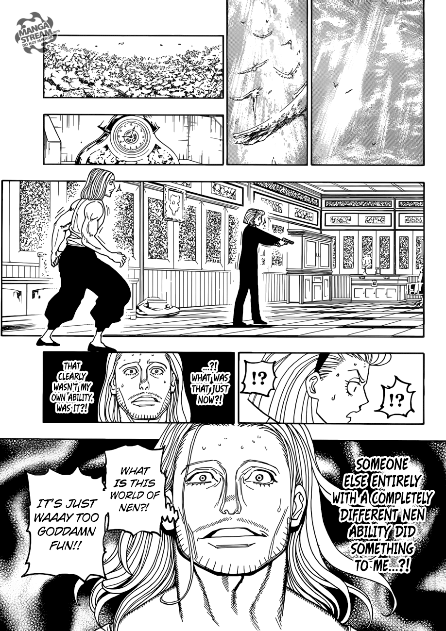 Hunter x Hunter Manga Chapter 387 page 15 - Recreation