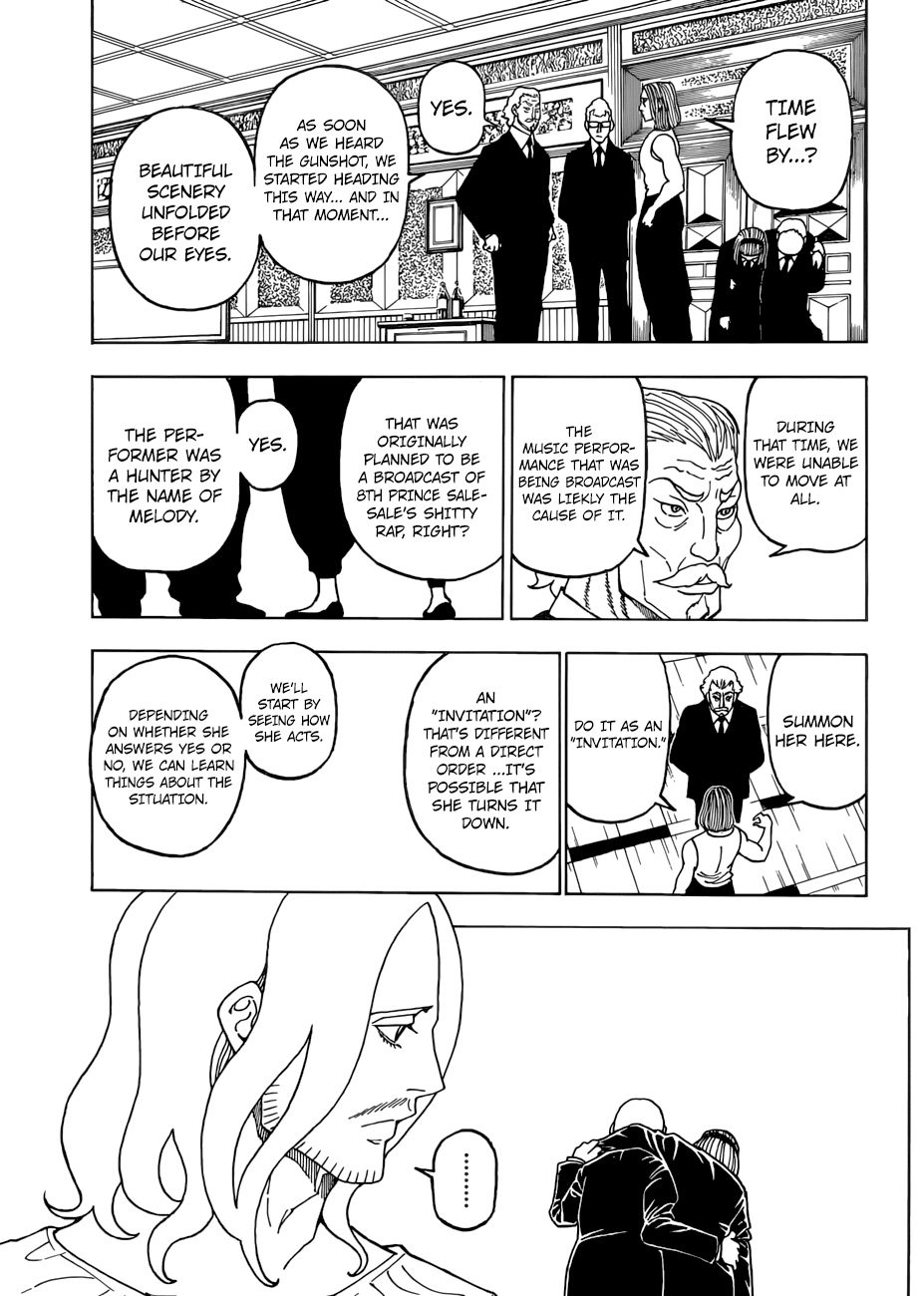 Hunter x Hunter Manga Chapter 387 page 17 - Recreation