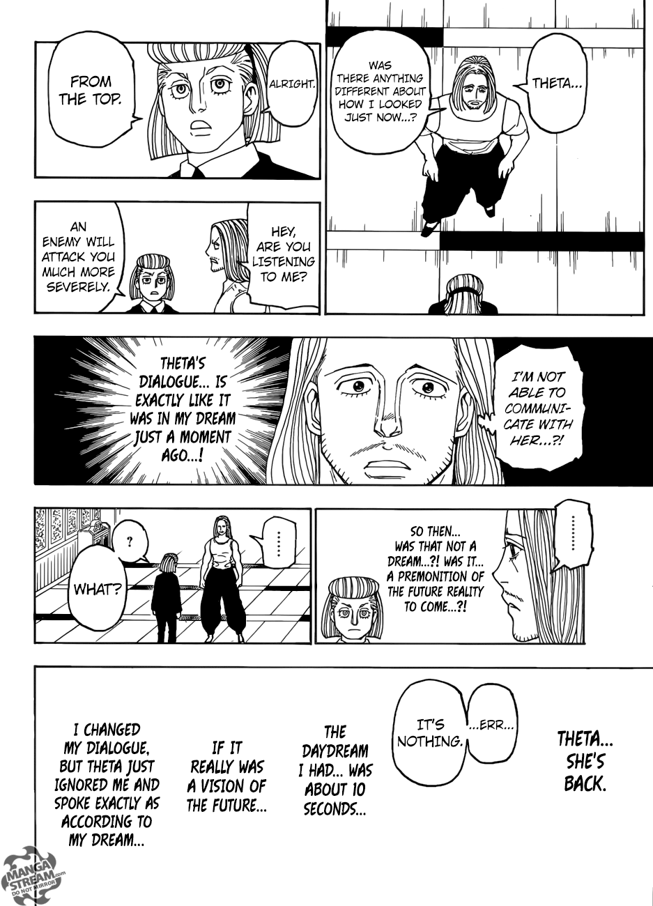 Hunter x Hunter Manga Chapter 387 page 4 - Recreation