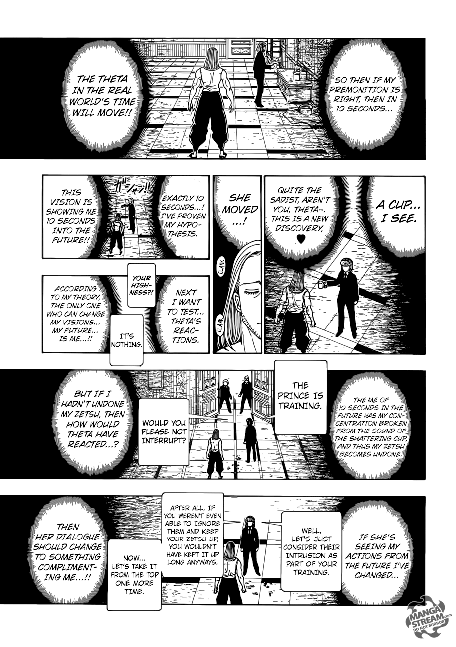 Hunter x Hunter Manga Chapter 387 page 7 - Recreation