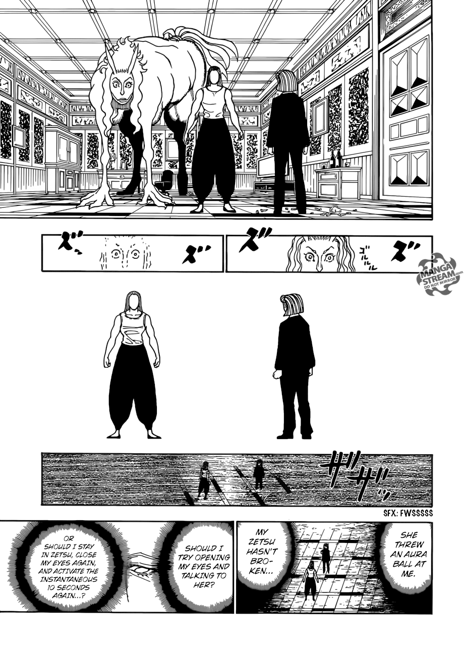 Hunter x Hunter Manga Chapter 387 page 9 - Recreation