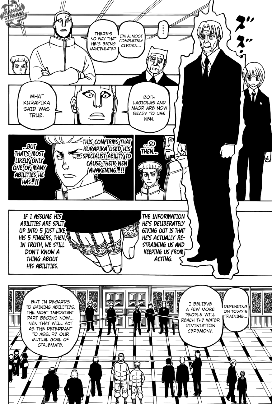 Hunter x Hunter Manga Chapter 388 page 10 - Reflection