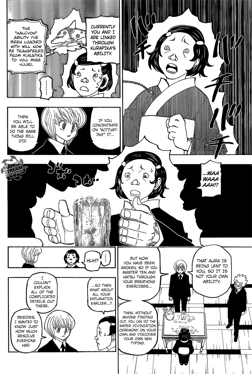 Hunter x Hunter Manga Chapter 388 page 12 - Reflection