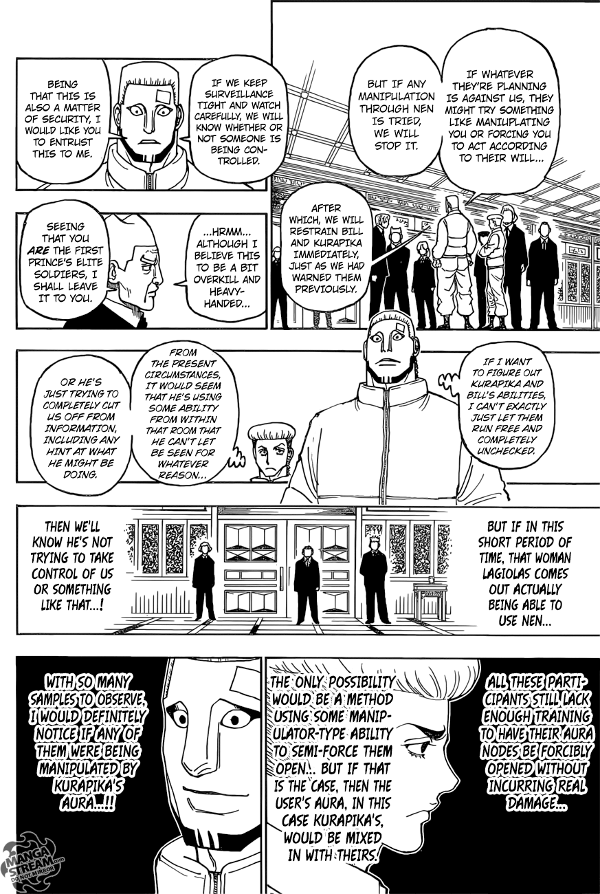 Hunter x Hunter Manga Chapter 388 page 2 - Reflection