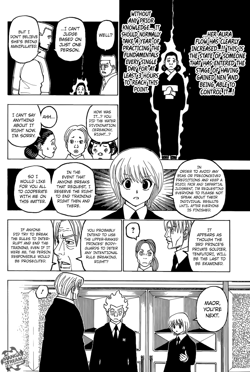 Hunter x Hunter Manga Chapter 388 page 4 - Reflection