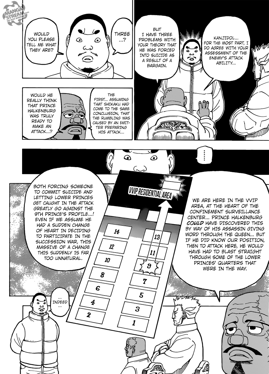 Hunter x Hunter Manga Chapter 389 page 2 - Curse