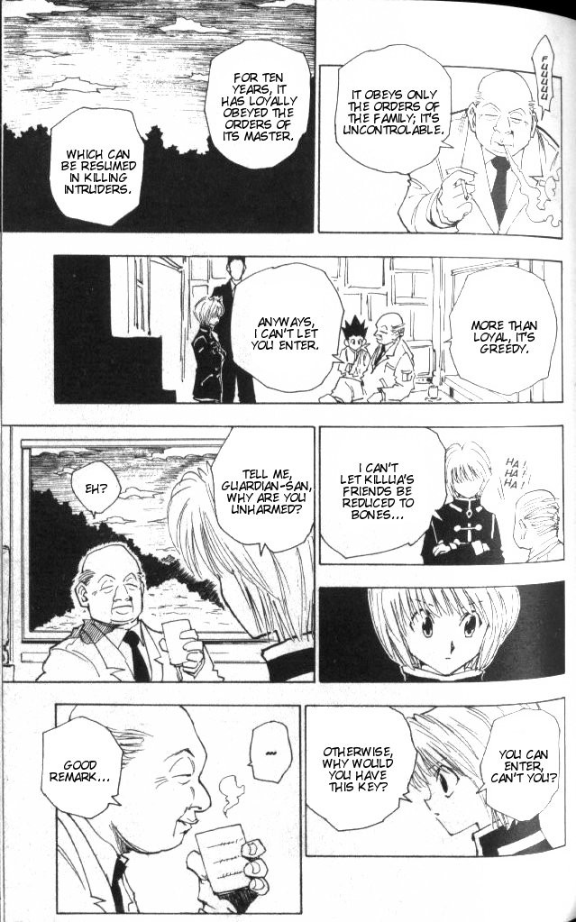 Hunter x Hunter Manga Chapter 39 page 14 - Intruder