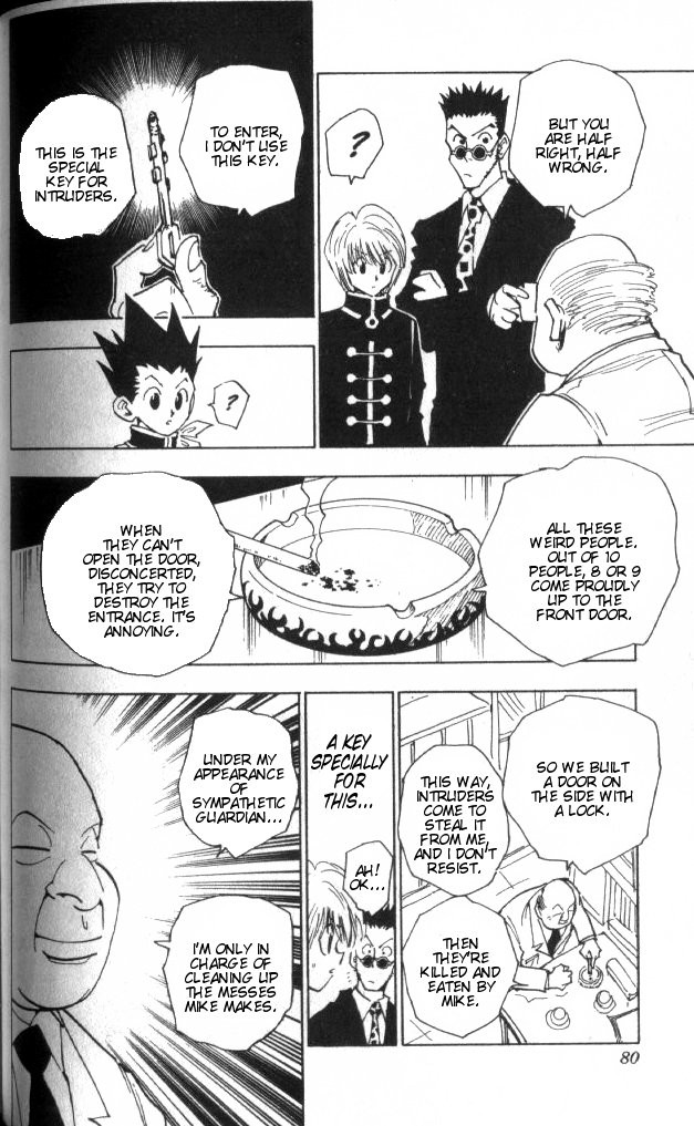 Hunter x Hunter Manga Chapter 39 page 15 - Intruder
